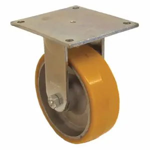 GRAINGER P21R-UA060R-15 Standard Plate Caster, 6 Inch Dia, 7 1/2 Inch Height | CQ6YGJ 489A37