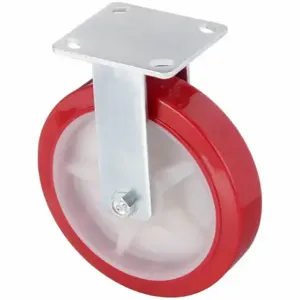 GRAINGER P21R-URPW080K-14 Standard Plate Caster, 8 Inch Dia, 9 1/2 Inch Height, Rigid Caster | CQ6YJM 490V79