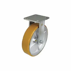 GRAINGER P21R-UY080KP-14 Sanitary Plate Caster, 8 Inch Dia, 9 1/2 Inch Height | CQ2ZZE 489D44