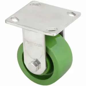 GRAINGER P21RX-U040K-14 Corrosion-Resistant Standard Plate Caster, 4 Inch Dia, Rigid Caster | CQ6XYF 454M91