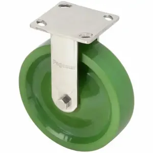 GRAINGER P21RX-U080K-14 Corrosion-Resistant Standard Plate Caster, 8 Inch Dia, Rigid Caster | CQ6XYN 454M97