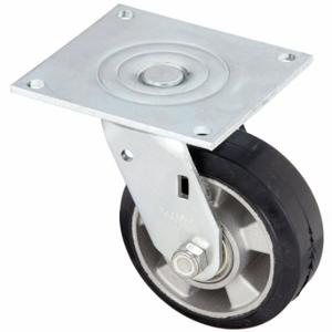 GRAINGER P21S-ALEV 150K-15 Standard Plate Caster, 5 7/8 Inch Dia, 7 7/8 Inch Height, Swivel | CQ6YET 490V82