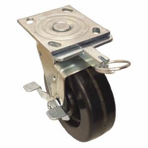 GRAINGER P21S-PH040R-14-WB-DL Sanitary Plate Caster, 4 Inch Dia, 5 5/8 Inch Height, B | CQ2ZWX 489D62