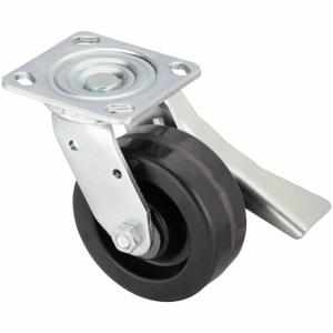 GRAINGER P21S-PH050R-14-CB Sanitary Plate Caster, 5 Inch Dia, 6 1/2 Inch Height | CQ2ZXD 489A04