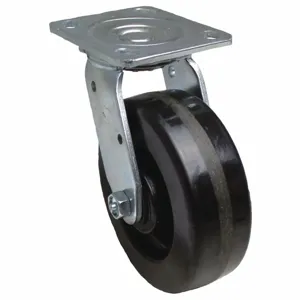 GRAINGER P21S-PH060R-14 Standard Plate Caster, Swivel, Phenolic, 1200 lb, 6 Inch Wheel Diameter | CE9FMB 55KC14