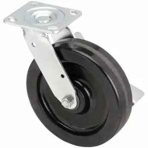 GRAINGER P21S-PH080R-14-CB Sanitary Plate Caster, 8 Inch Dia, 9 1/2 Inch Height | CR3DQP 489A10