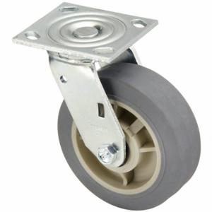 GRAINGER P21S-RP060R-14 Sanitary Plate Caster, 6 Inch Dia, 7 1/2 Inch Height | CQ2ZYP 489C78