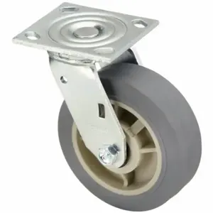 GRAINGER P21S-RP060R-14 Sanitary Plate Caster, 6 Inch Dia, 7 1/2 Inch Height | CQ2ZYP 489C78