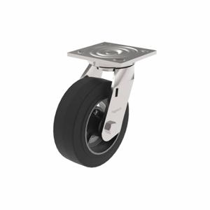 GRAINGER P21S-RY060R-16 Standard Plate Caster, 6 Inch Dia, 7 1/2 Inch Height | CQ6YGH 454N01