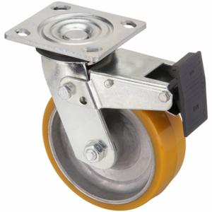GRAINGER P21S-UA060R-14-TB Sanitary Plate Caster, 6 Inch Dia, 7 1/2 Inch Height | CQ2ZYK 489A21