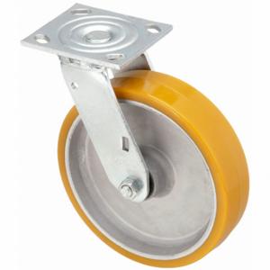 GRAINGER P21S-UA080R-14 Sanitary Plate Caster, 8 Inch Dia, 9 1/2 Inch Height | CQ3AAG 488Z98
