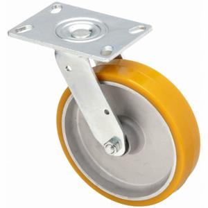 GRAINGER P21S-UA080R-16 Sanitary Plate Caster, 8 Inch Dia, 9 1/2 Inch Height | CQ2ZZM 489A42