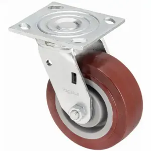 GRAINGER P21S-URP050R-14 Sanitary Plate Caster, 5 Inch Dia, 6 1/2 Inch Height | CQ2ZXG 489C81