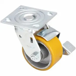 GRAINGER P21S-UY040KP-14-WB-DL Sanitary Plate Caster, 4 Inch Dia, 5 5/8 Inch Height, B | CQ2ZWV 489D59