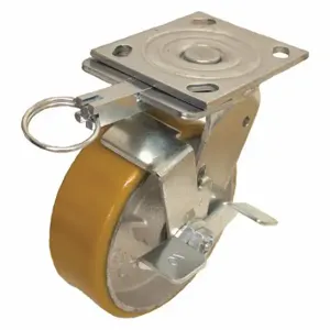 GRAINGER P21S-UY040R-14-WB-DL Sanitary Plate Caster, 4 Inch Dia, 5 5/8 Inch Height, B | CQ2ZWU 489C48