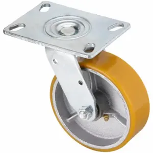 GRAINGER P21S-UY060KP-16 Sanitary Plate Caster, 6 Inch Dia, 7 1/2 Inch Height | CQ2ZYM 489D73