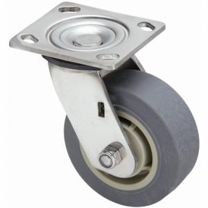 GRAINGER P21SX-RP050D-14 Corrosion-Resistant Standard Plate Caster, 5 Inch Dia, Swivel Caster | CQ6XYK 454N33