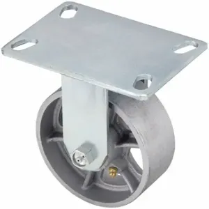 GRAINGER P23R-C060R-16 Standard Plate Caster, 6 Inch Dia, 8 Inch Height, Rigid Caster | CQ6YHE 489C11