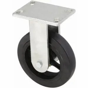 GRAINGER P23R-RY080R-16 Standard Plate Caster, 8 Inch Dia, 10 1/2 Inch Height, Rigid | CQ6YJA 454N04