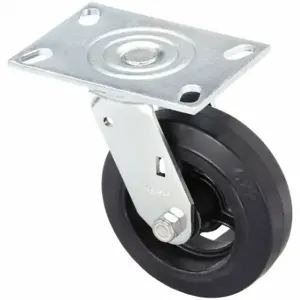 GRAINGER P23S-RY080R-16 Standard Plate Caster, 8 Inch Dia, 10 1/2 Inch Height | CQ6YHY 454N03