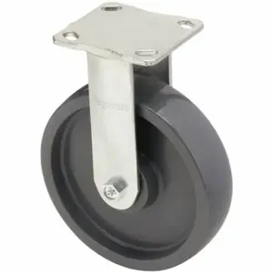 GRAINGER P25R-N080K-14-H10-001 Kingpinless Plate Caster, 8 Inch Dia, 10 1/8 Inch Height, Rigid | CQ2FKF 45XC10