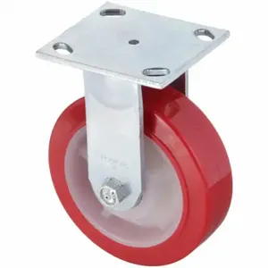 GRAINGER P25R-URPW060K-14 Kingpinless Plate Caster, 6 Inch Dia, 7 1/2 Inch Height | CQ2FJA 454M62