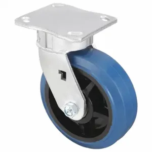 GRAINGER P25S-EP060K-14-001 Kingpinless Plate Caster, 6 Inch Dia, 7 1/2 Inch Height, Swivel | CQ2FJM 29XV41