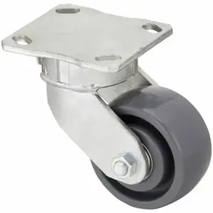 GRAINGER P25S-N040K-14-001 Kingpinless Plate Caster, 4 Inch Dia, 5 5/8 Inch Height | CQ2FHM 45XA97