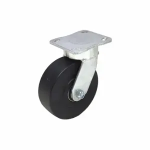 GRAINGER P25S-NM080K-14 Kingpinless Plate Caster, 8 Inch Dia, 9 1/2 Inch Height, Swivel | CQ2FKV 489C34