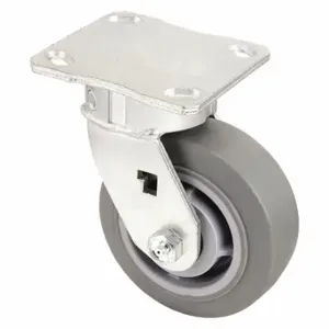 GRAINGER P25S-RP040R-14 Kingpinless Plate Caster, 4 Inch Dia, 5 5/8 Inch Height, Swivel, B | CQ2FHU 440A59