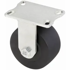 GRAINGER P27R-NMB060K-16 Kingpinless Plate Caster, 6 Inch Dia, 7 1/2 Inch Height, Rigid | CQ2FJG 483N18