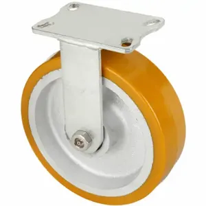 GRAINGER P27R-UY060K-16 Kingpinless Plate Caster, 6 Inch Dia, 7 1/2 Inch Height, Rigid, A | CQ2FJJ 489A95