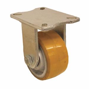 GRAINGER P27R-UY060K-18 Kingpinless Plate Caster, 6 Inch Dia, 7 1/2 Inch Height, Rigid | CQ2FJF 489D37