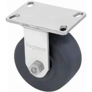 GRAINGER P27RX-NMB060K-16 Corrosion-Resistant Kingpinless Plate Caster, 6 Inch Dia | CQ2FGU 483N27