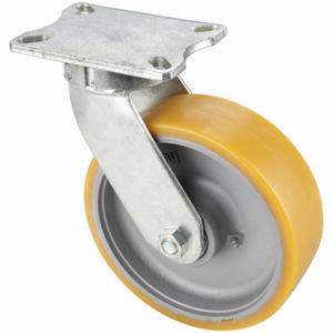 GRAINGER P27S-GTH 252K-18 Kingpinless Plate Caster, 9 15/16 Inch Dia, 12 1/2 Inch Height, A | CQ2FLD 455T81
