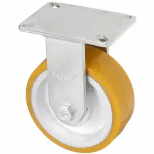 GRAINGER P29R-UY080K-18 Standard Plate Caster, 8 Inch Dia, 10 1/2 Inch Height | CQ6YHZ 454N06