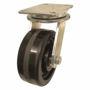 GRAINGER P29S-PH100R-18 Standard Plate Caster, 10 Inch Dia, 12 1/2 Inch Height | CQ6YBB 489D49