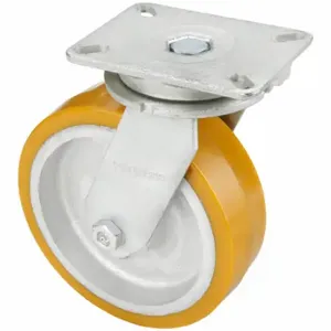 GRAINGER P29S-UY100K-18 Standard Plate Caster, 10 Inch Dia, 12 1/2 Inch Height | CQ6YBC 454N29