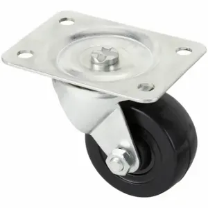 GRAINGER P2S-R025G-P Standard Plate Caster, 2 1/2 Inch Dia, 3 1/4 Inch Height, Swivel | CQ6YBK 454Y33