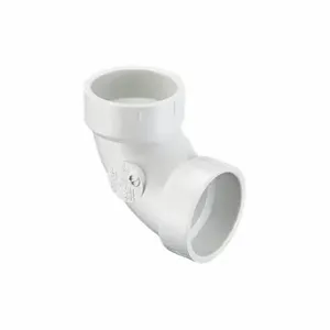 GRAINGER P300-040 90 Deg. Sanitary Elbow, Schedule Dwv, 4 Inch X 4 Inch Fitting Pipe Size | CQ3ZXP 56GX42