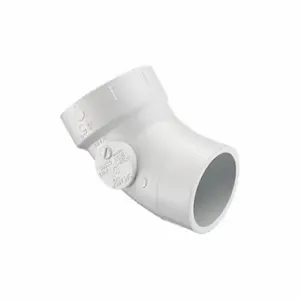 GRAINGER P323-060 45 Deg. Street Elbow, Schedule Dwv, 6 Inch X 6 Inch Fitting Pipe Size | CQ3ZYW 56GX40