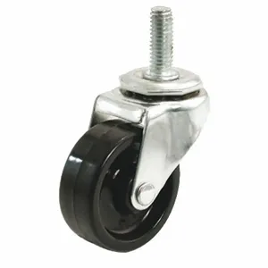 GRAINGER P5S-PB040G-ST76 Threaded Stem Caster, 4 Inch Wheel Dia., 130 lbs. Capacity, Swivel Caster | CJ2HYT 487G57