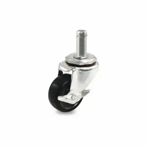 GRAINGER P5S-R025G-SG1-SB General Purpose Friction-Ring Stem Caster, 2 1/2 Inch Wheel Dia, 95 lb | CP9QQW 490W50