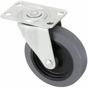 GRAINGER P5S-RP030G-P Standard Plate Caster, 3 Inch Dia, 3 1/2 Inch Height, Swivel | CQ6YLJ 489A58