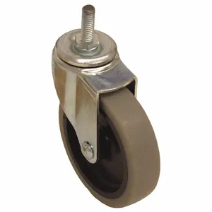 GRAINGER P5S-UP030G-ST3 Threaded Stem Caster, 3 Inch Wheel Dia., 120 lbs. Capacity, Swivel Caster | CJ2HYG 487G54