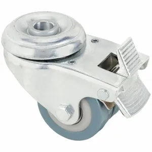 GRAINGER P9S-SR020K-H-TB Low-Profile Easy-Turn Bolt-Hole Caster, 2 Inch Size Wheel Dia, 175 lb | CP7RTW 454Y35