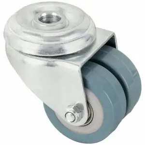 GRAINGER P9S-SR020K-H Low-Profile Easy-Turn Bolt-Hole Caster, 2 Inch Size Wheel Dia, 175 lb | CP7RTX 454Y34