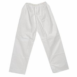 GRAINGER PANT-KG-S Disposable Pants, Microporous Fabricerged Seam, White | CQ2JED 8FA09