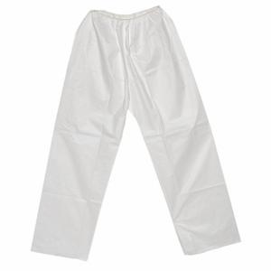 GRAINGER PANT-KG-XL Disposable Pants, Microporous Fabric, Serged Seam, White, Xl | CQ2JEC 9PA26