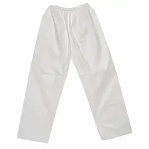 GRAINGER PANT-KG-XL Disposable Pants, Microporous Fabric, Serged Seam, White, Xl | CQ2JEC 9PA26